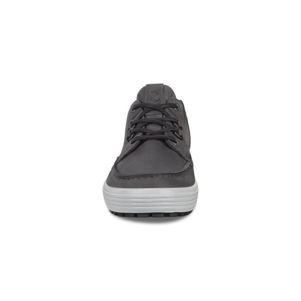 Mens Sneakers - ECCO Soft 7 Tred - Dark Grey - 5728QSUXY